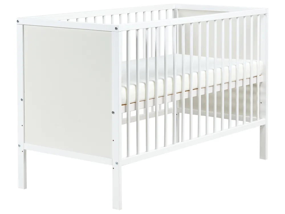 Babybett ZAMA 60 x 120 cm Weiss | Beliani.ch