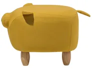 Animal Stool PIGGY Pig Fabric Yellow_710641