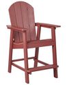 Garden Bar Chair Red ADIRONDACK_938564