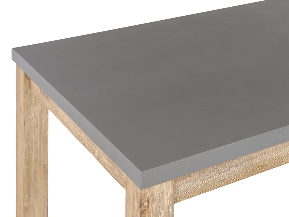 Garden Dining Set with Benches and Stools 8 Seater OSTUNI Concrete Grey_804927
