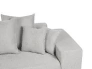 Corner Sofa Bed 3 Seater LUSPA with Storage Fabric Light Grey Right Hand_901013