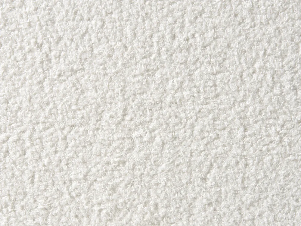 Bett mit Stauraum MONTLAUR Bouclé Weiß 160 x 200 cm_958496