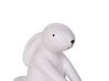 Set of 3 Figurines Bunny White BREST_798720