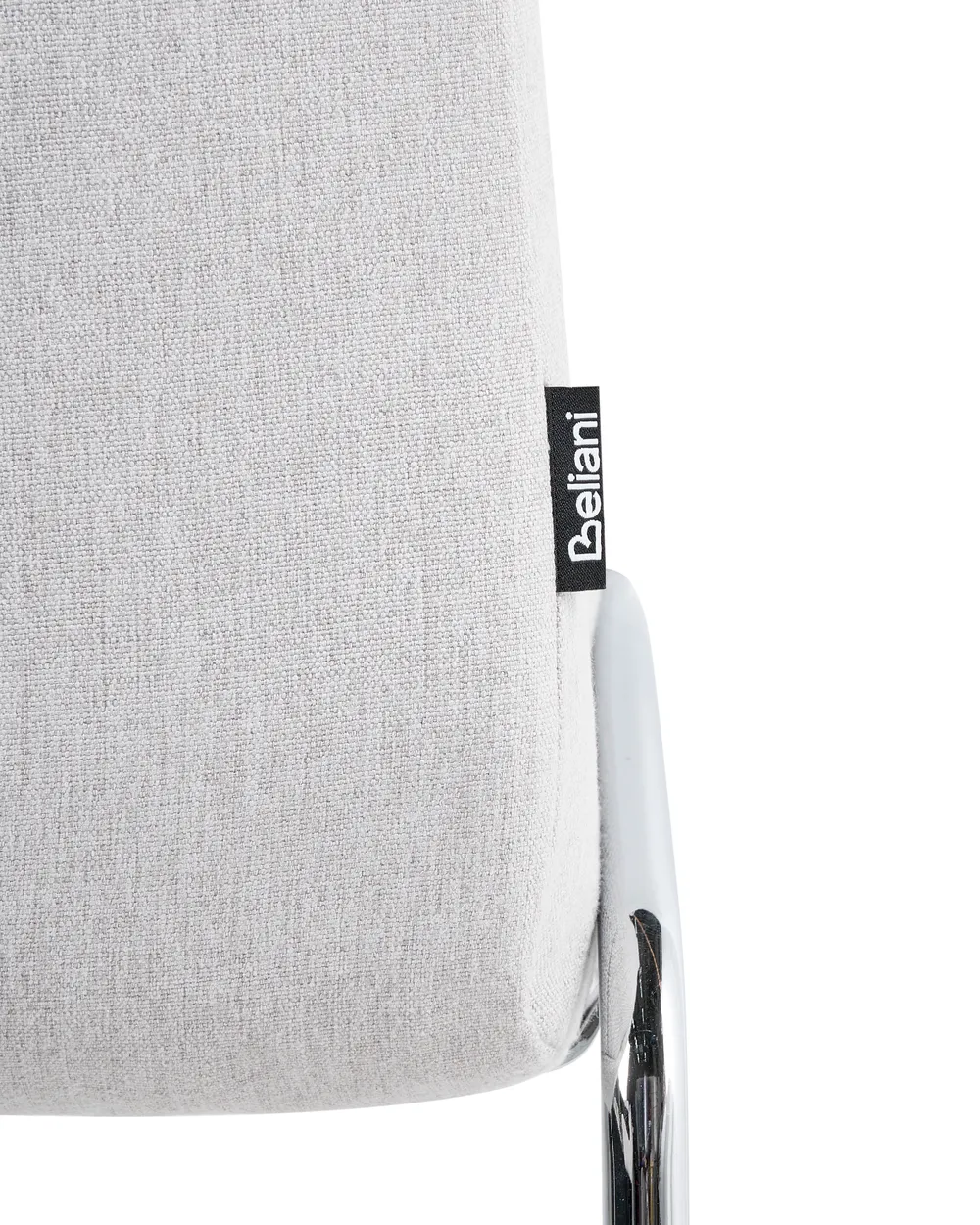 Set di 2 sedie da pranzo LECCO Tessuto Grigio chiaro_1044683
