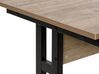 Schreibtisch dunkler Holzfarbton 120 x 48 cm CREEK_764443