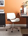 Desk Chair TOTOWA Faux Leather White