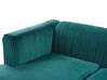 Right Hand Velvet Corner Sofa Green TIMRA_785882