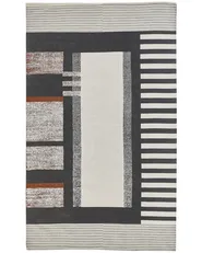 Rug KAKINADA Multicolour 140 x 200 cm Cotton_817061