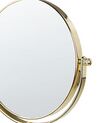 Espelho de maquilhagem redondo dourado ⌀ 20 cm AVERYON_848237