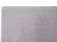 Pokrowiec na łóżko FITOU 120 x 200 cm Jasnoszary_1015275