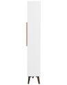 Estantería blanco/madera clara 174 cm ALLOA_713124