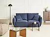 Sofa 3 Seater KUNES Fabric Dark Blue
