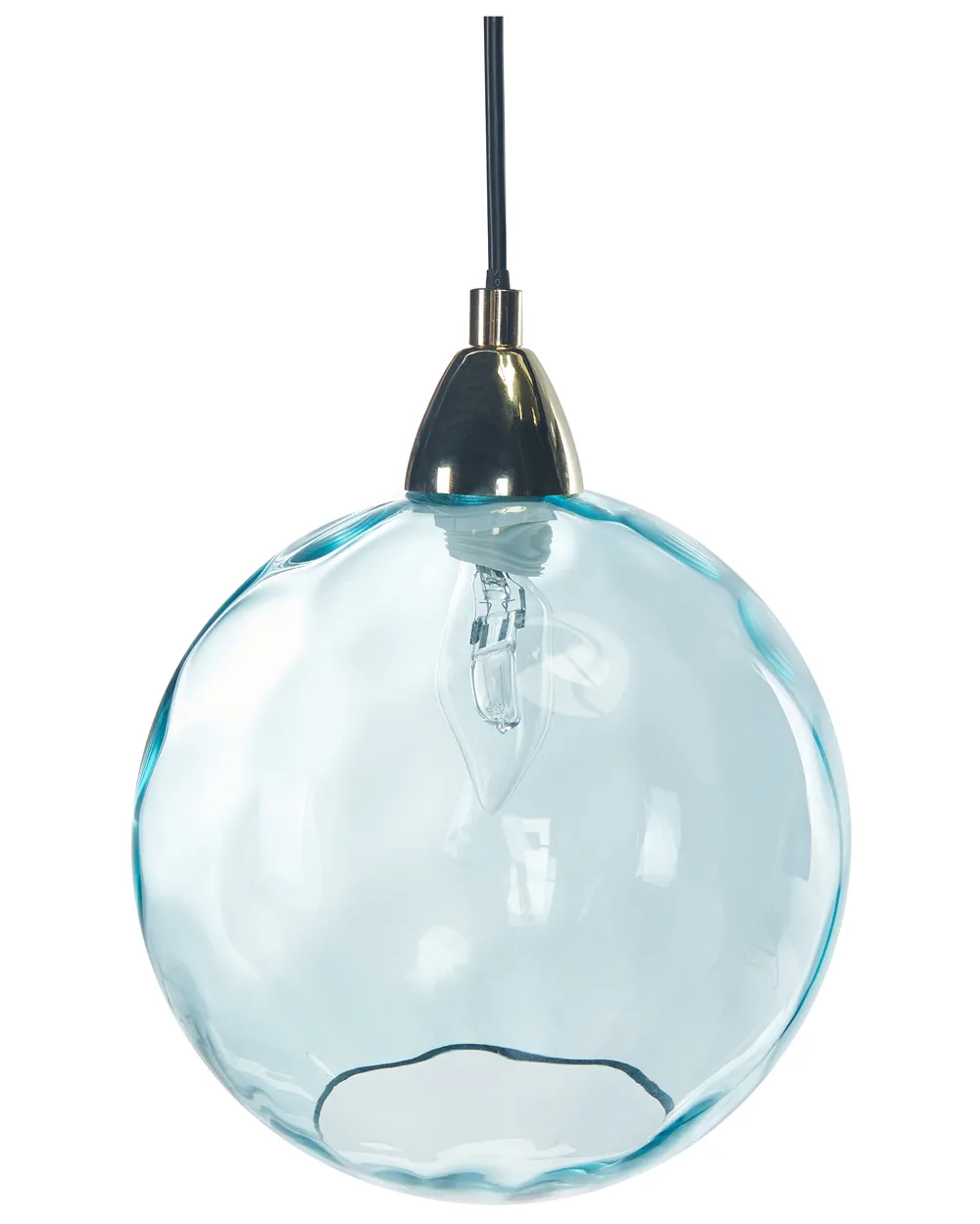 Pendant Lamp PABELLON Glass Blue - Main Image