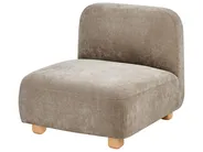 Modular Sofa 3 Seater AMLI with Ottoman Fabric Beige_1070344