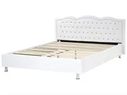 Bed Faux Leather METZ 180 x 200 cm (EU Super King) White_1043598