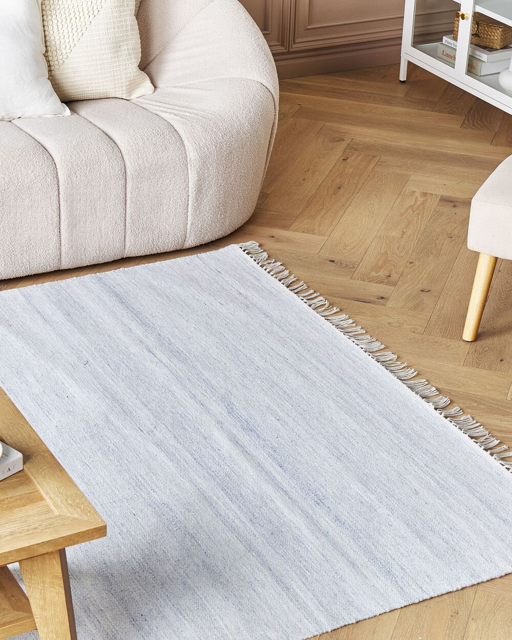 Rug MALHIA Light Blue 160 x 230 cm
