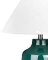 Keramická stolná lampa zelená CARETA_849259