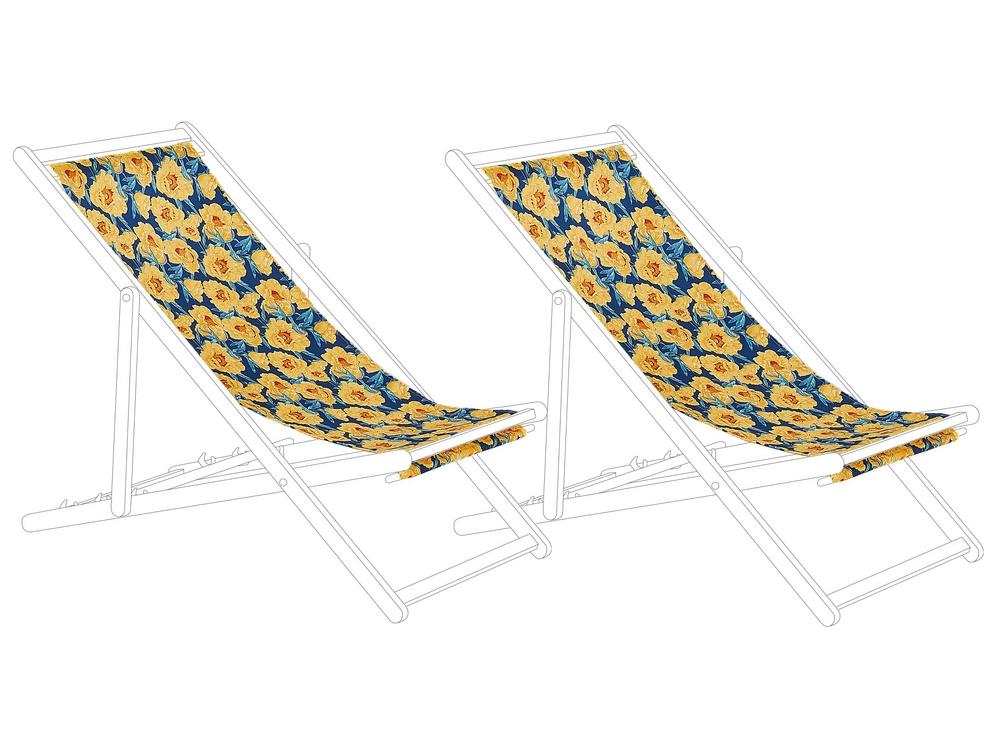 Floral sun lounger sale