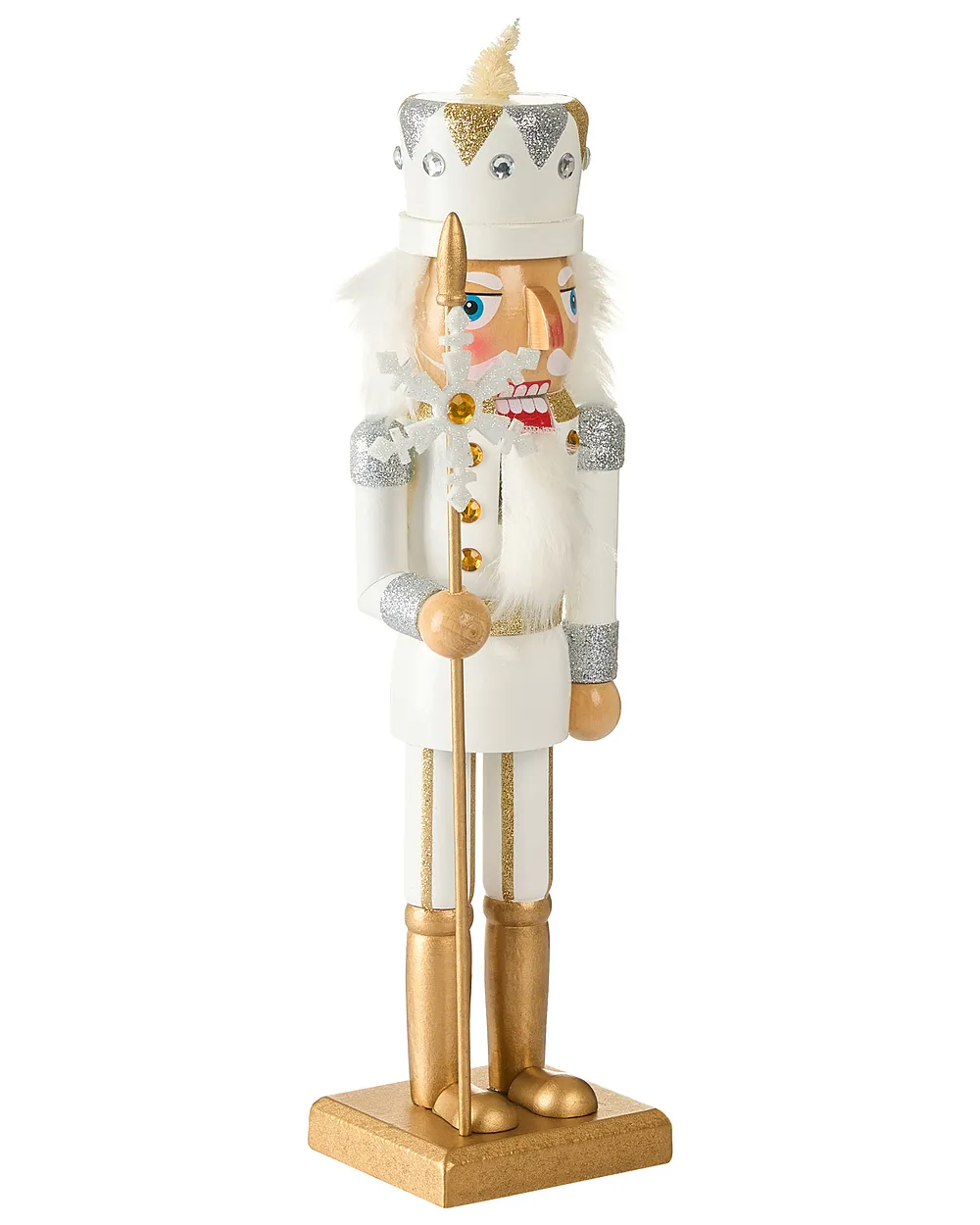 Figura decorativa LJUNGAN 37 cm Cascanueces Blanco