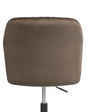 Desk Chair VENICE Velvet Brown_1057493