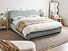 Ottoman Bed BLAGNAC Chenille Light Blue 160 x 200 cm (EU King Size)