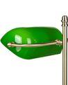 Tischlampe Metall grün / gold 52 cm halbrund MARAVAL_851460
