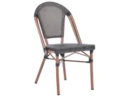 Garden Dining Set 4 Seater RIFREDDO PE Rattan Grey_1062323