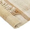 Tappeto iuta beige chiaro e naturale 80 x 150 cm YELMEZ_847652