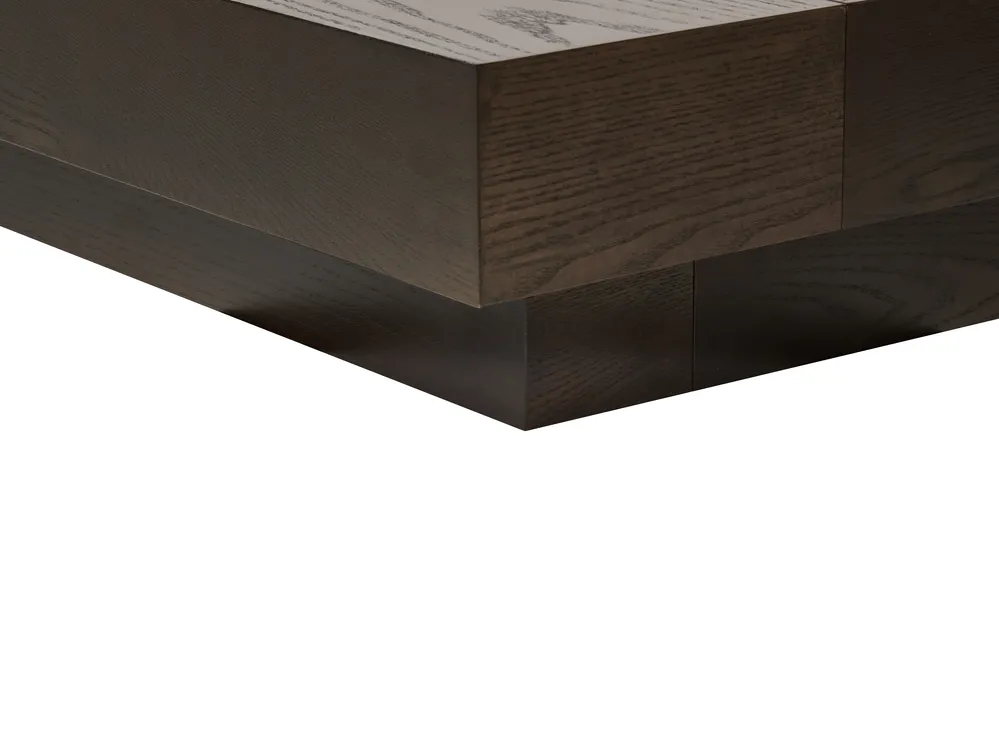 Bed with LED Boucle ZEN 180 x 200 cm (EU Super King) LED Dark Ash Wood_931515