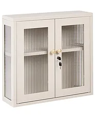 Fali szekrény 60 cm Fém Bézs_1156548