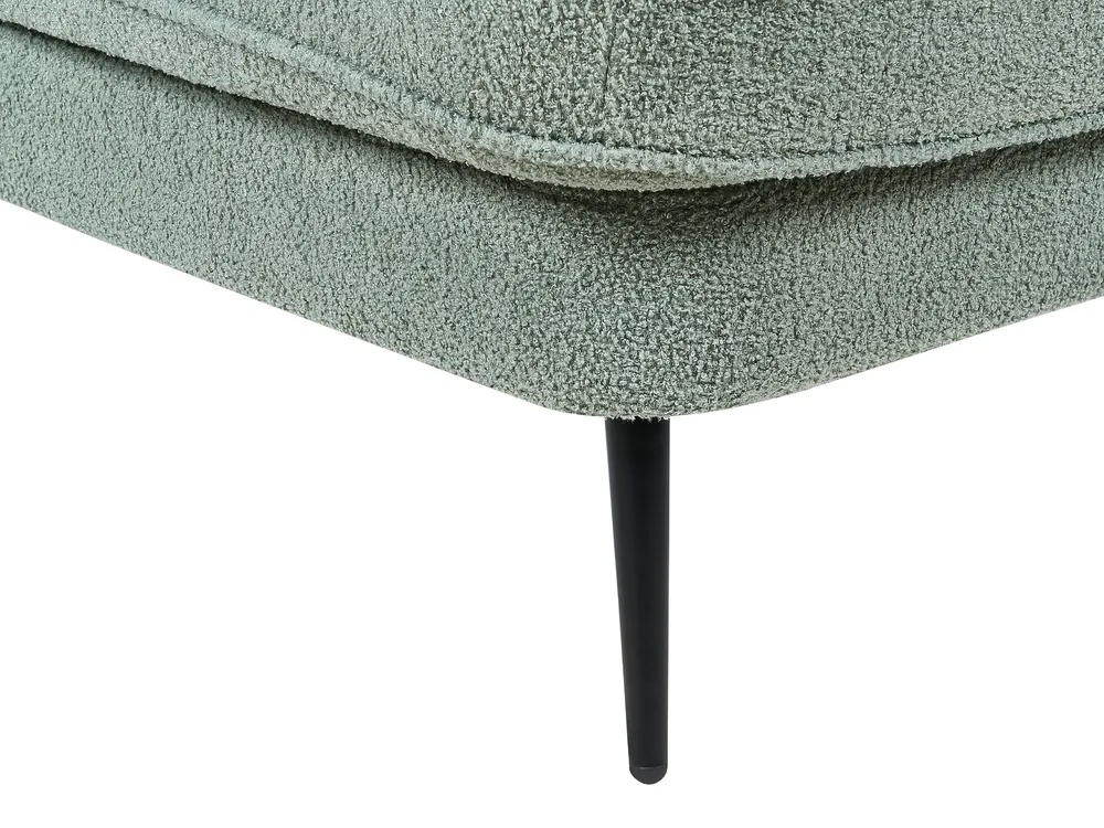 Chaise longue versione sinistra ALLIER Bouclé Verde_879228