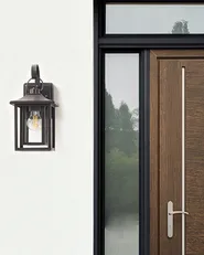 Outdoor Wall Light ALMOND Black_870447