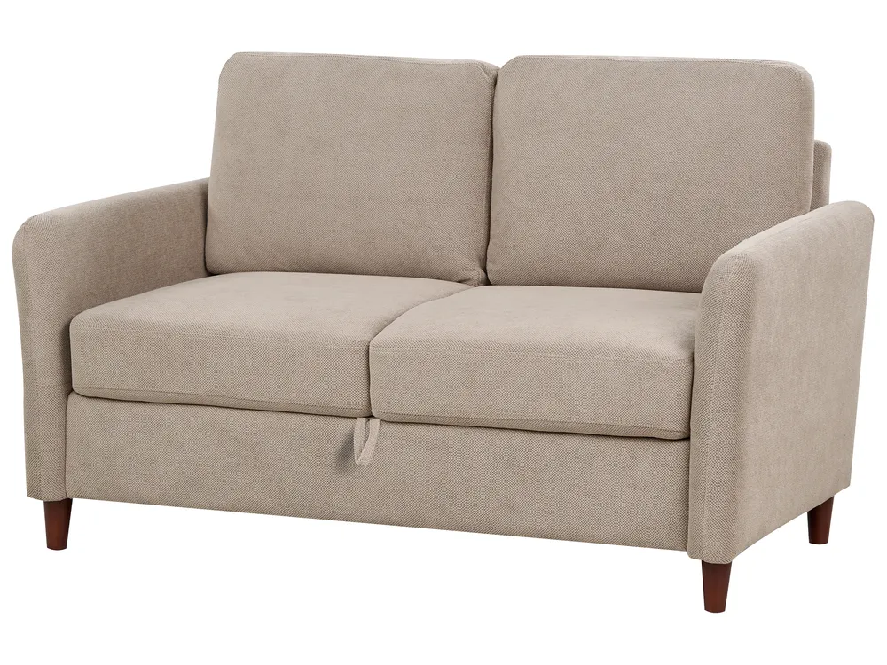 Living Room Set 5 Seater MARE with Storage Fabric Taupe_918633