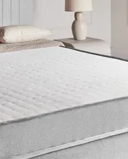 Divan Bed Fabric COUNTESS 140 x 200 cm (EU Double) Light Grey_1054537