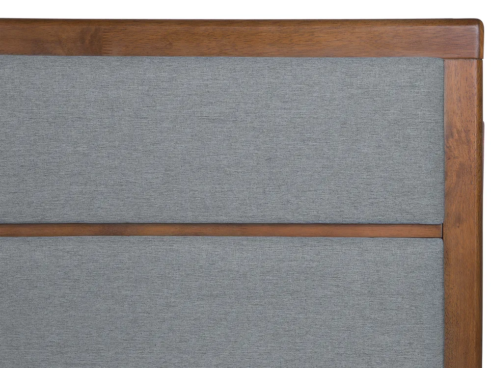 Bed POISSY 180 x 200 cm (EU Super King) Dark Ash Wood_739372
