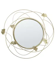 Wall Mirror ANGLET 46 cm 49 cm Metal Gold_904363
