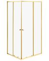 Duschkabine HUAPI 90 x 90 x 190 cm Gold