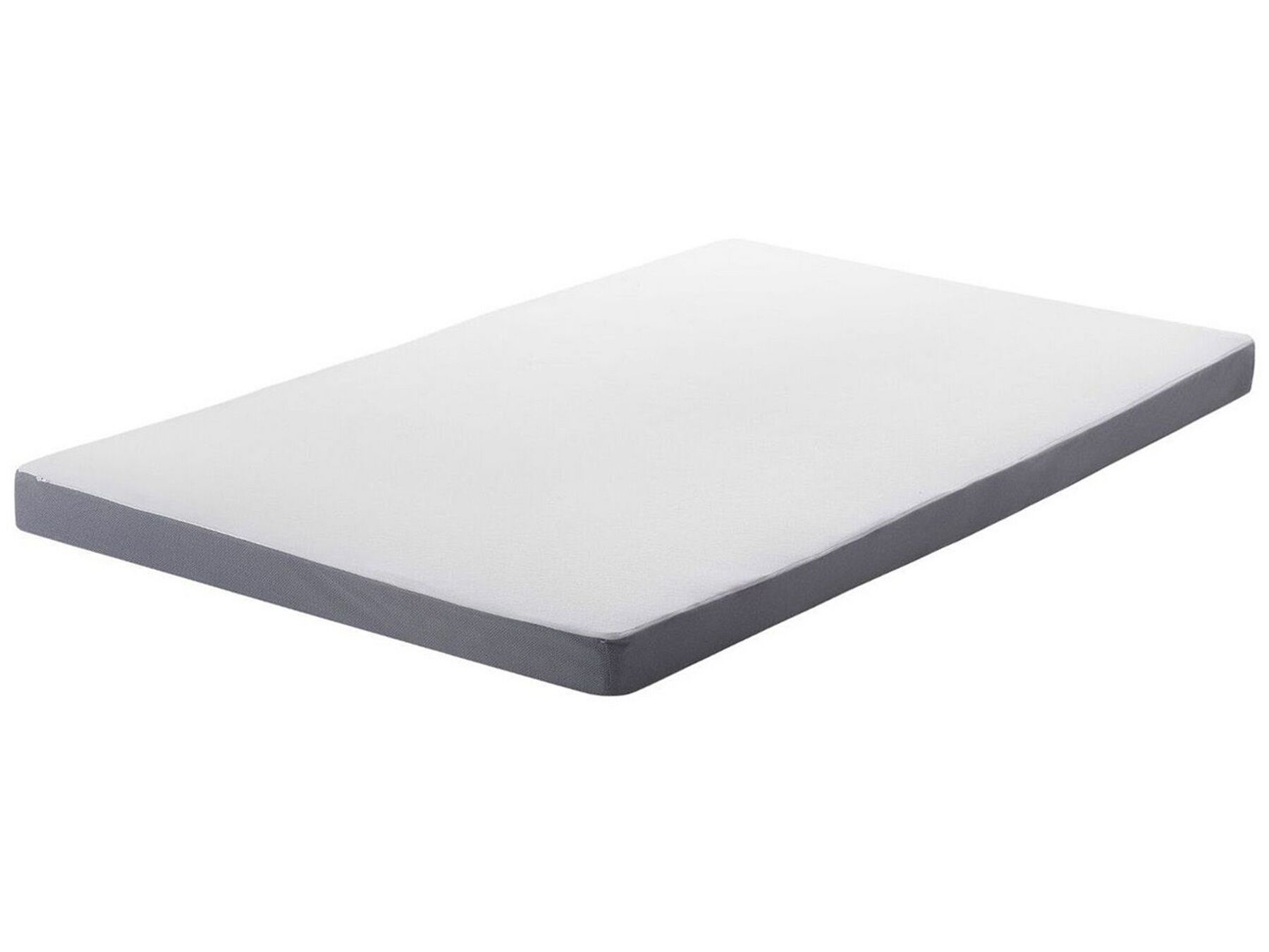 Colchón de poliéster blanco/gris con funda extraíble 80 x 200 cm PICCOLO_771631