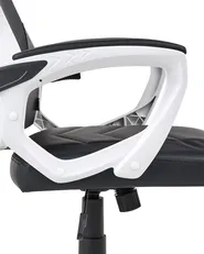 Sedia da ufficio IGNIS Pelle sintetica Bianco_1073252