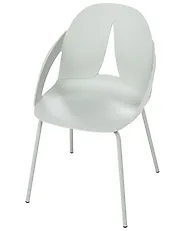 Set of 2 Garden Chairs BOLGHERI Light Green_1183053