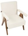 Fabric Armchair Beige EVJE_927178