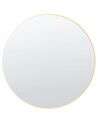 Round Wall Mirror 80 x 80 cm Gold ANNEMASSE _844163