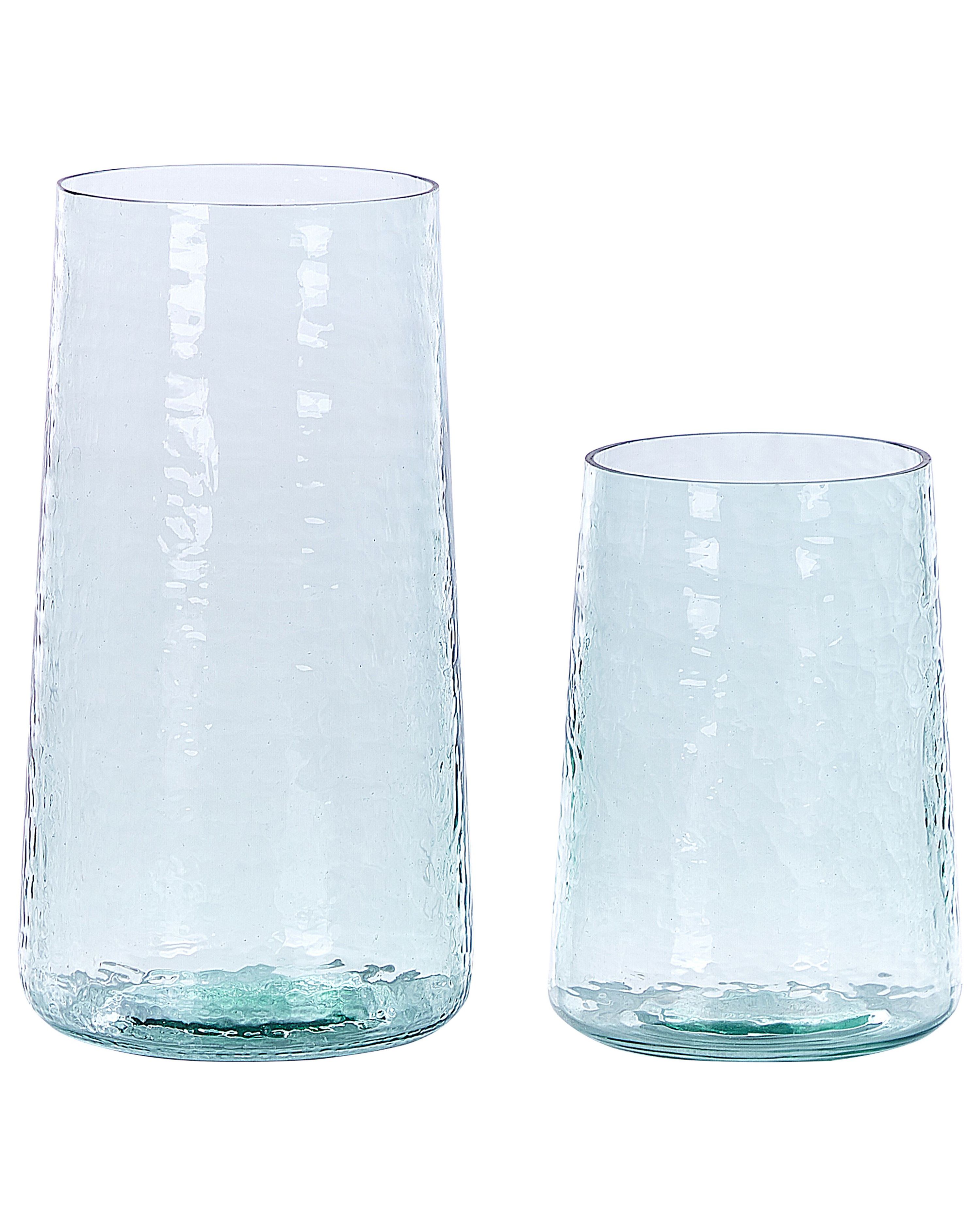 Vaso da fiori in vetro BROOKE con bordo ad effetto scheggiato, cilindro/rotondo, trasparente, 27 Vaso da fiori in vetro BROOKE con bordo ad effetto scheggiato, cilindro/rotondo, trasparente, 27