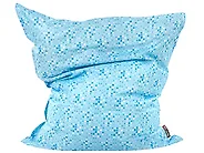 Sitzsackbezug FUZZY 140 cm 180 cm Blau_1168819