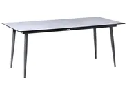 Stół ogrodowy TOLENTINO 180 cm 90 cm Imitacja kamienia Jasnoszary_1029923