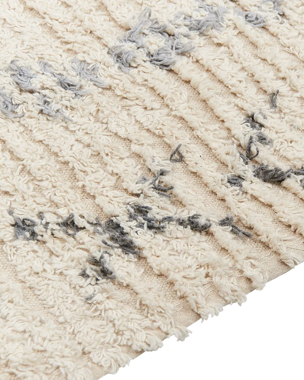 Tappeto DISPUR Beige 80 x 150 cm Cotone_839321