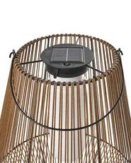 Solar Powered Lantern LUSWISHI 68 cm Natural_1045305