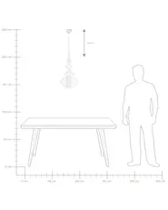 Pendant Lamp KOLVA Metal White_721676