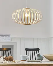 Pendant Lamp HAVEL Bamboo Light Brown_784910