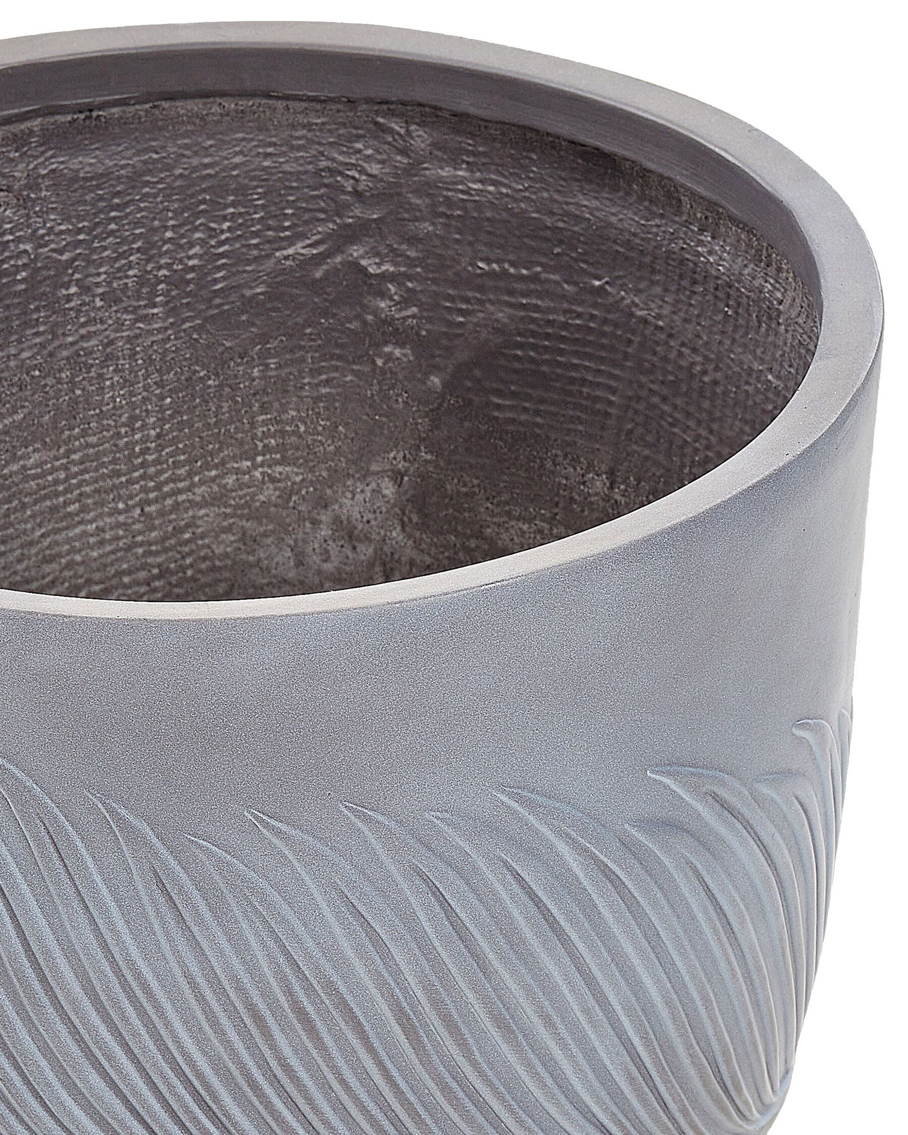 Plant pot Riviera Ø 40 cm Grey Plastic Circular